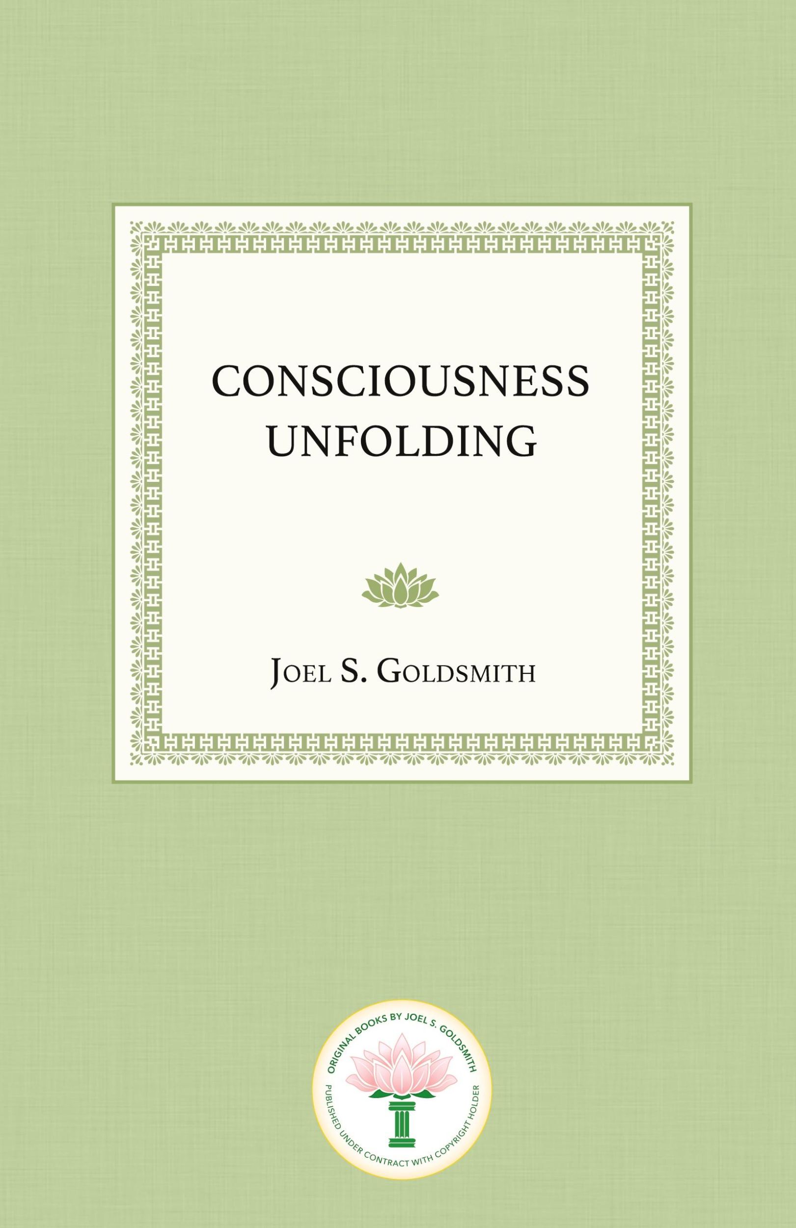 Cover: 9781889051390 | Consciousness Unfolding | Joel S. Goldsmith | Taschenbuch | Englisch