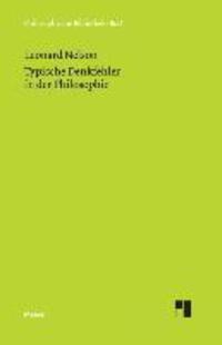 Cover: 9783787321490 | Typische Denkfehler in der Philosophie | Leonard Nelson | Buch | 2011