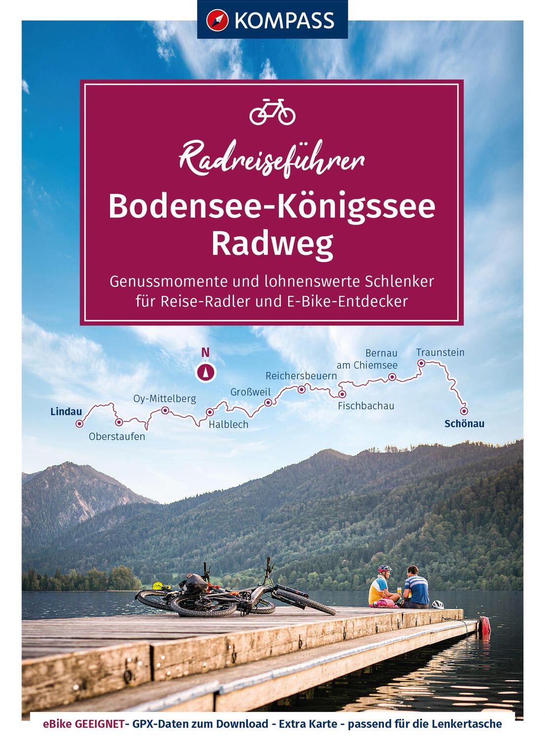 Cover: 9783991213215 | KOMPASS Radreiseführer Bodensee-Königssee Radweg | KOMPASS-Karten GmbH