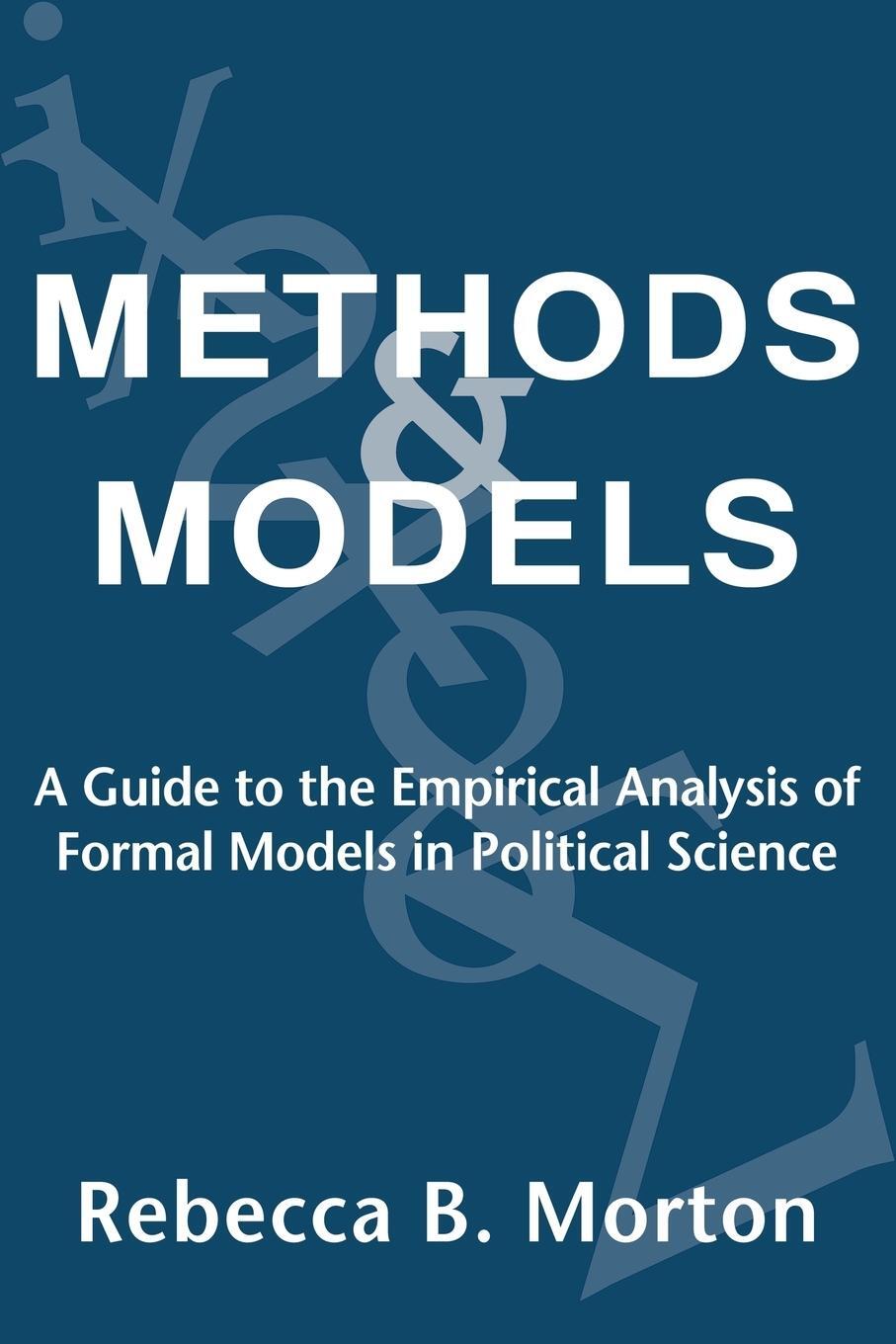 Cover: 9780521633949 | Methods and Models | Rebecca B. Morton (u. a.) | Taschenbuch | 2008