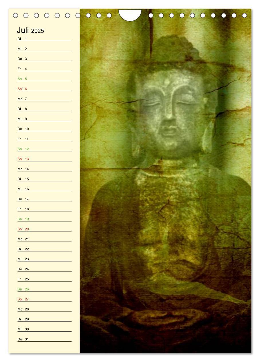 Bild: 9783457079119 | Buddha (Wandkalender 2025 DIN A4 hoch), CALVENDO Monatskalender | 2025