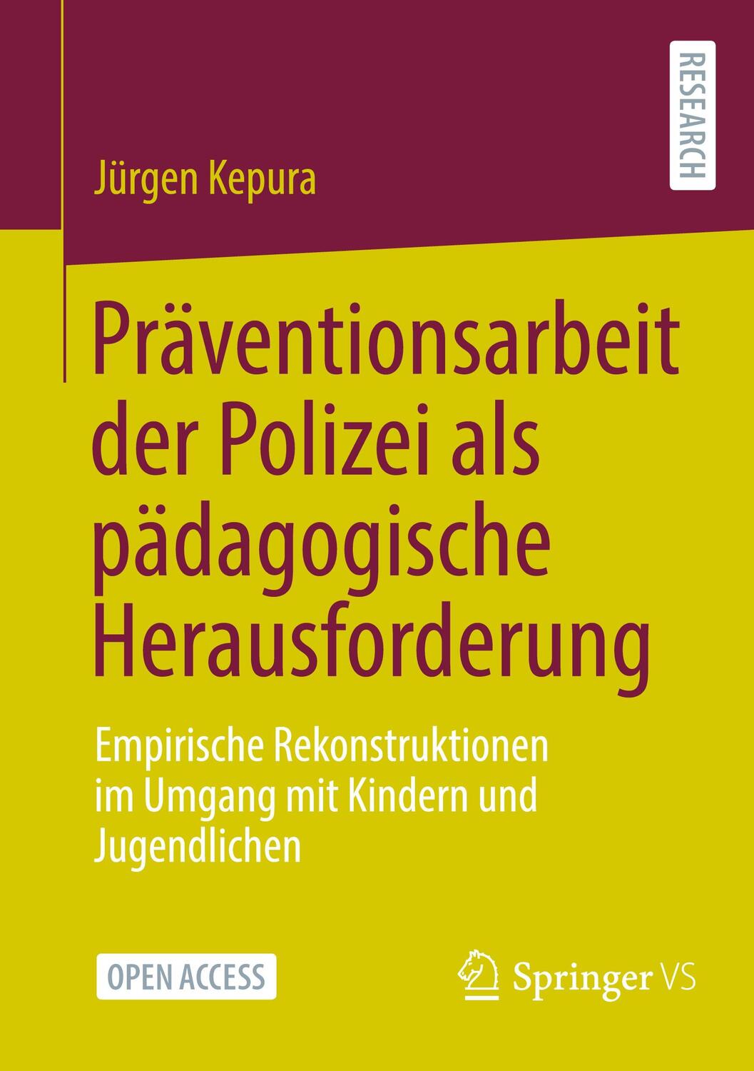 Cover: 9783658367145 | Präventionsarbeit der Polizei als pädagogische Herausforderung | Buch