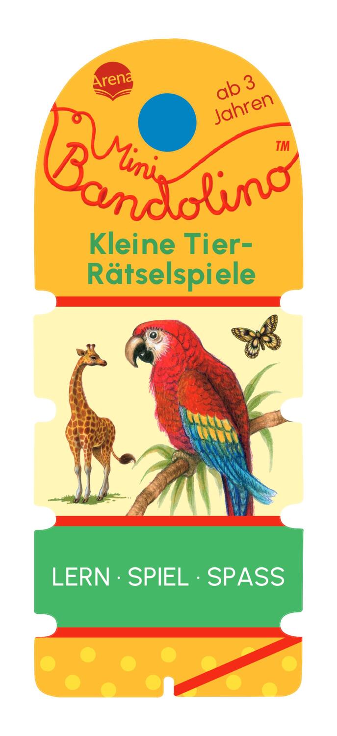 Cover: 9783401720883 | Mini Bandolino. Kleine Tier-Rätselspiele | Christine Morton | Buch