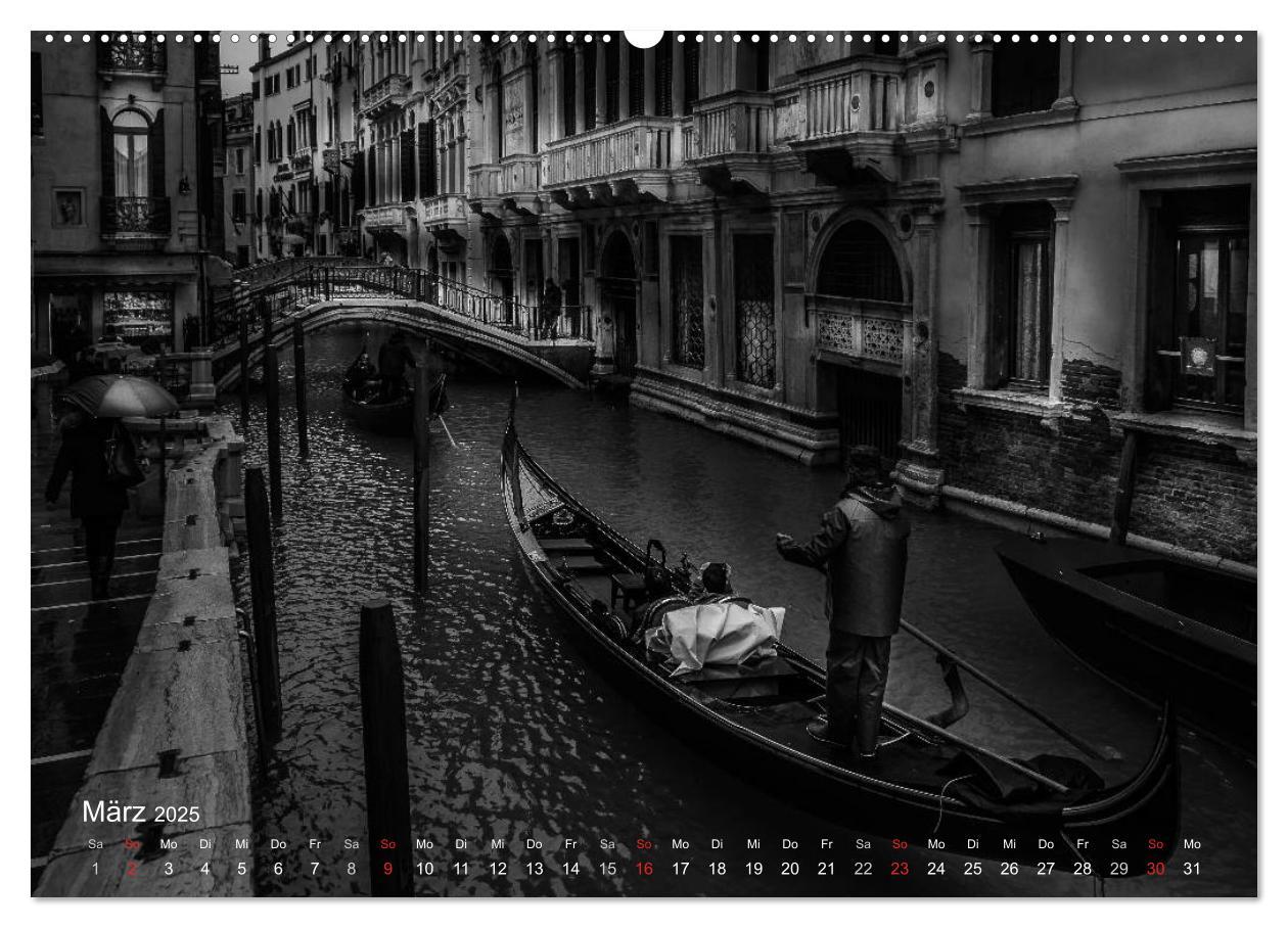 Bild: 9783435684366 | Venedig - Licht und Schatten (Wandkalender 2025 DIN A2 quer),...