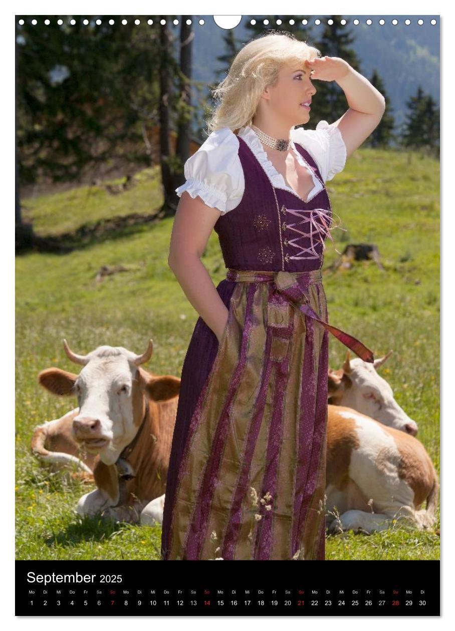 Bild: 9783457012253 | Dirndl und Tradition (Wandkalender 2025 DIN A3 hoch), CALVENDO...