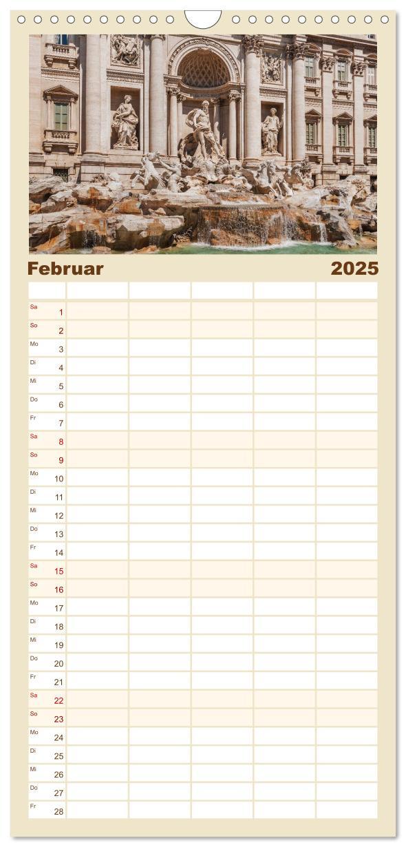 Bild: 9783457125465 | Familienplaner 2025 - Rom-Italien mit 5 Spalten (Wandkalender, 21 x...