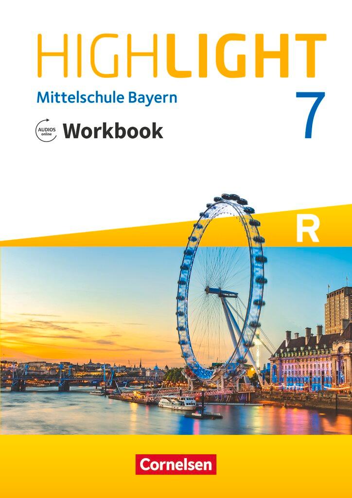 Cover: 9783060333943 | Highlight 7. Jahrgangsstufe - Mittelschule Bayern - Workbook mit...