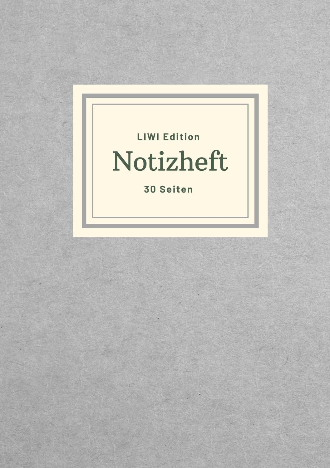 Cover: 9783965425125 | Dünnes Notizheft A5 liniert - Notizbuch 30 Seiten 90g/m² -...
