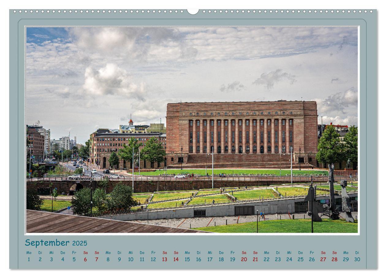 Bild: 9783383945304 | HELSINKI CITY (Wandkalender 2025 DIN A2 quer), CALVENDO Monatskalender