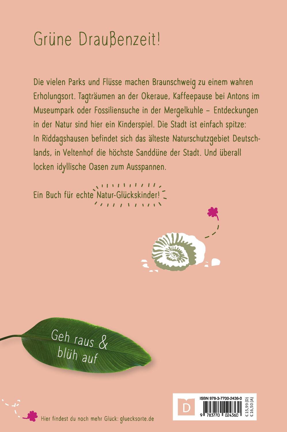 Rückseite: 9783770024360 | Grüne Glücksorte in Braunschweig | Geh raus & blüh auf | Monika Herbst