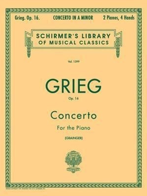 Cover: 9780793572243 | Concerto in a Minor, Op. 16: Schirmer Library of Classics Volume...