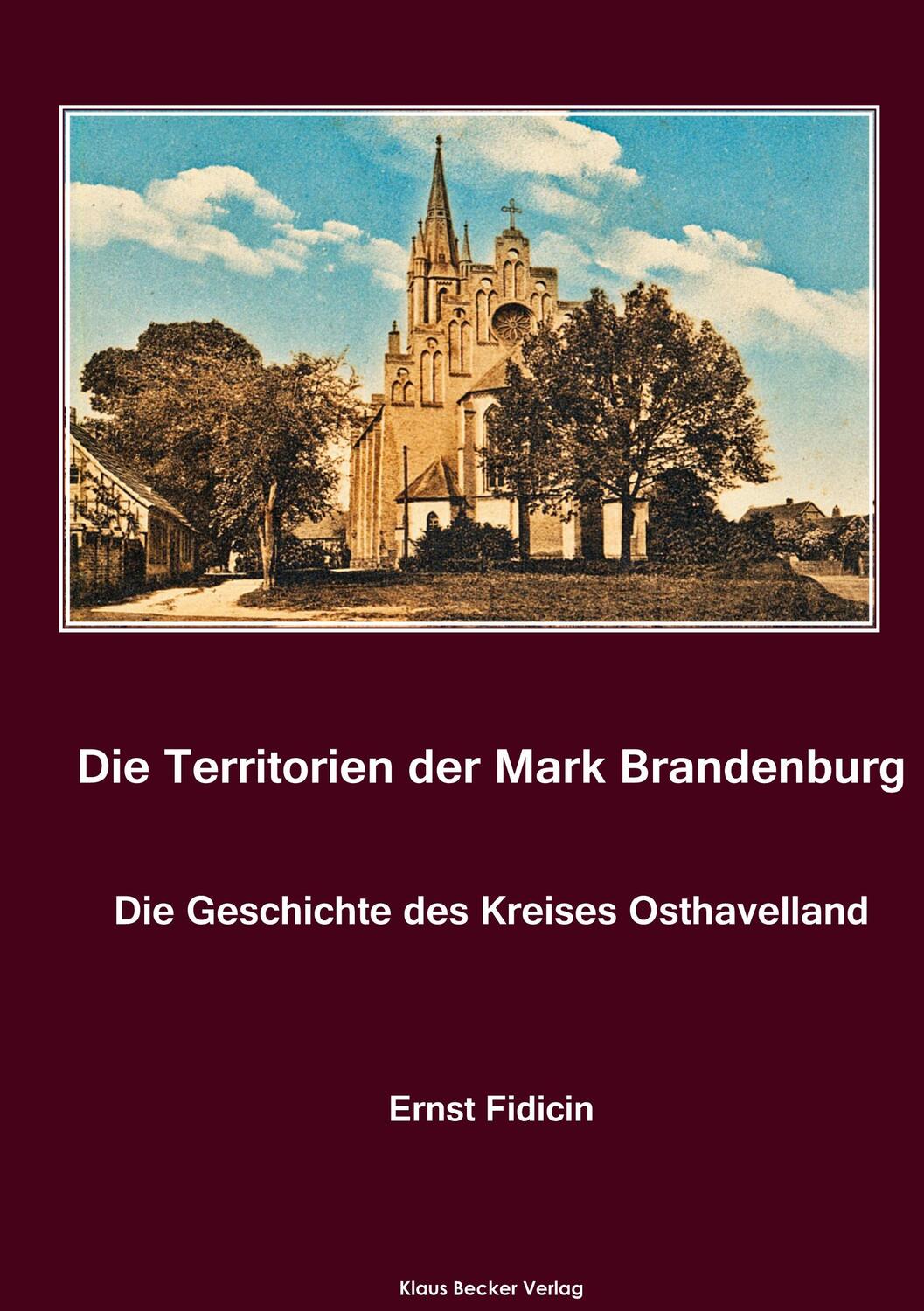 Cover: 9783883722665 | Territorien der Mark Brandenburg. Die Geschichte des Kreises...
