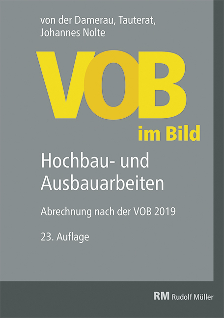 Cover: 9783481039455 | VOB im Bild - Hochbau- und Ausbauarbeiten | Damerau (u. a.) | Buch