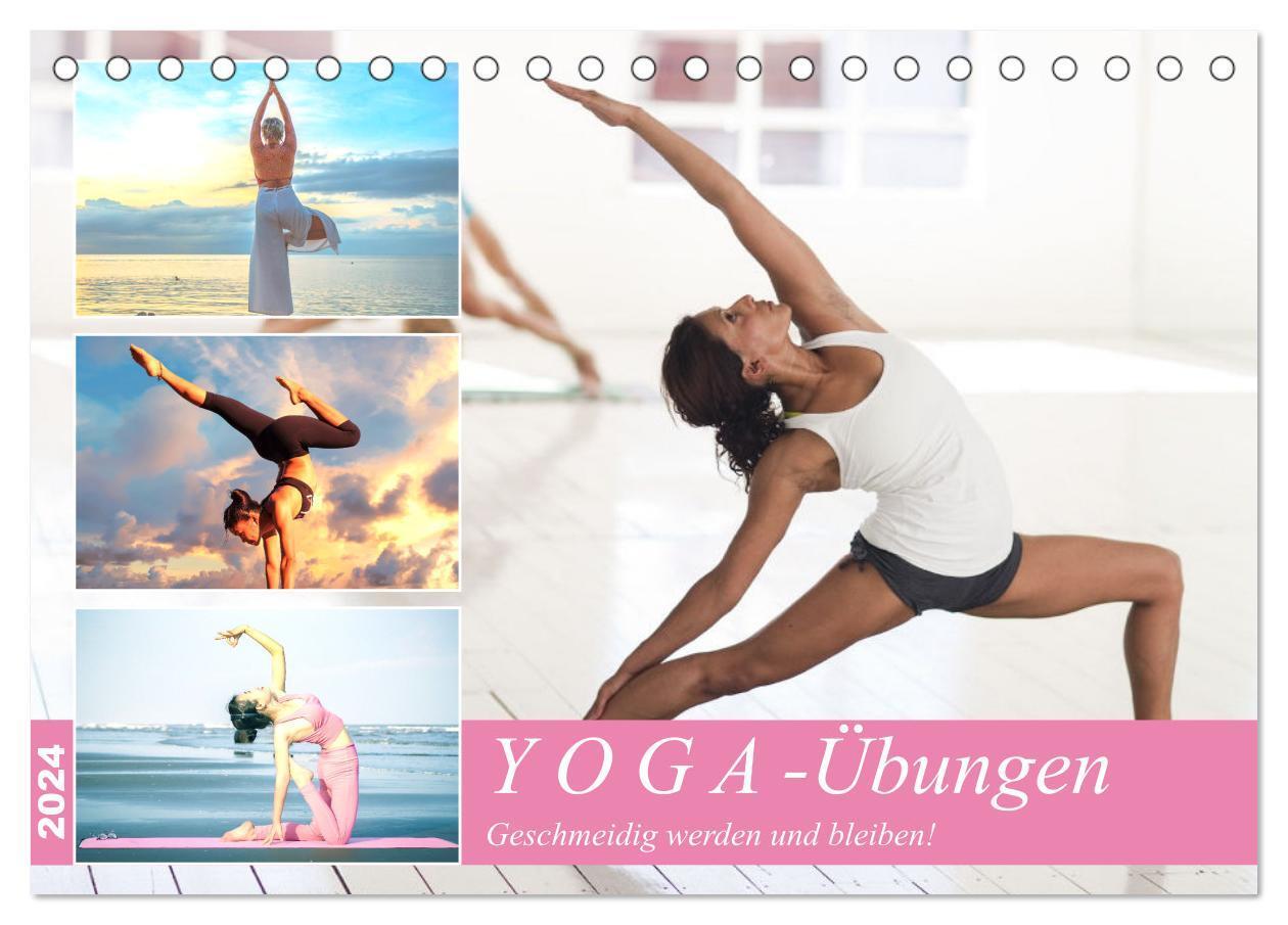 Cover: 9783675925540 | Yoga-Übungen. Geschmeidig werden und bleiben! (Tischkalender 2024...