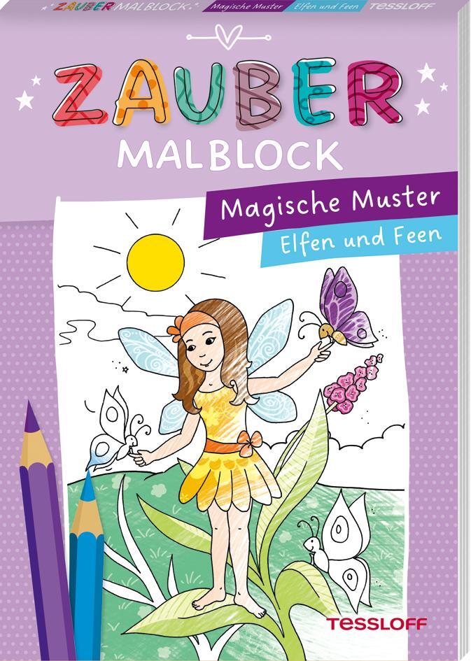 Cover: 9783788645526 | Zaubermalblock. Magische Muster. Elfen und Feen | Mit tollen Effekten