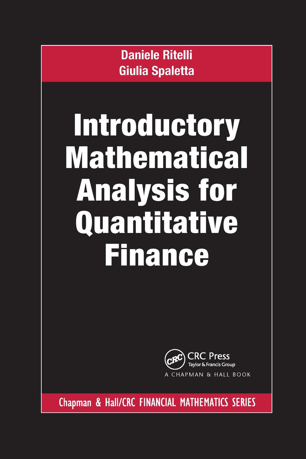 Cover: 9781032336572 | Introductory Mathematical Analysis for Quantitative Finance | Buch