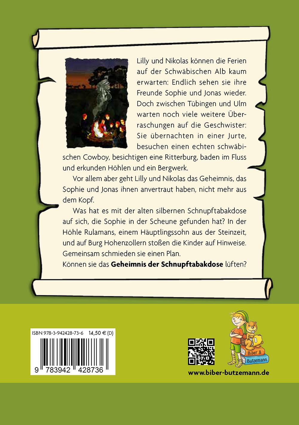Rückseite: 9783942428736 | Abenteuer auf der Schwäbischen Alb | Ira Lenz | Buch | Deutsch | 2016