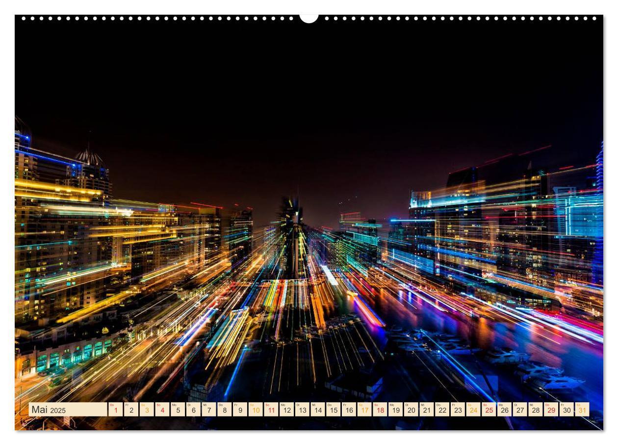 Bild: 9783435466801 | Metropolen der Welt - Skylines in der Nacht (Wandkalender 2025 DIN...