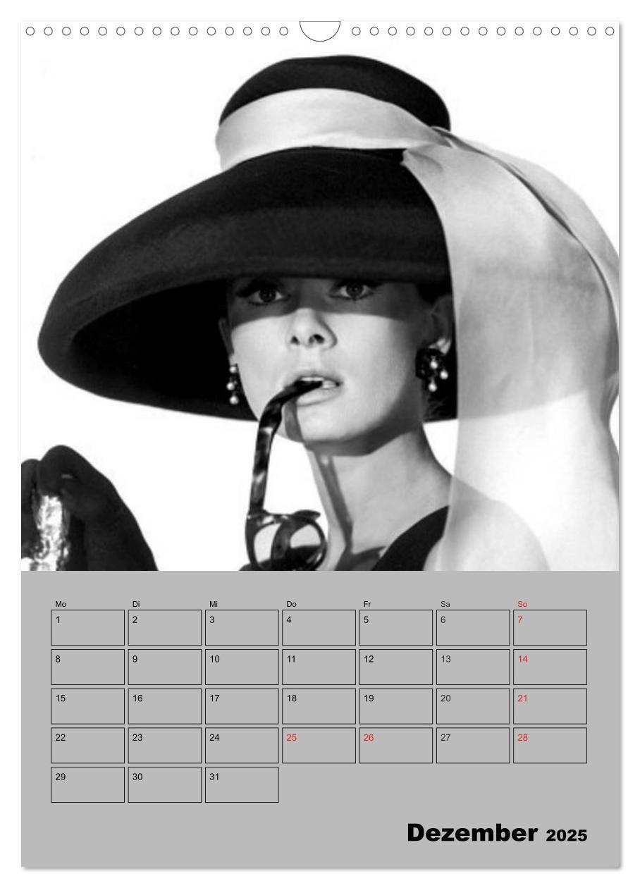 Bild: 9783457023556 | Hollywood-Diva. Audrey Hepburn (Wandkalender 2025 DIN A3 hoch),...