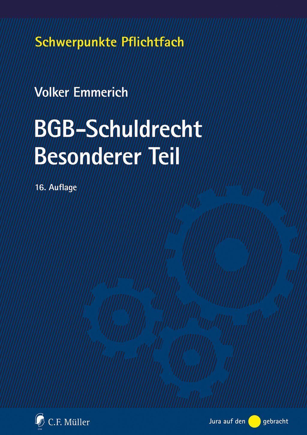 Cover: 9783811487109 | BGB-Schuldrecht Besonderer Teil | Volker Emmerich | Taschenbuch | 2022