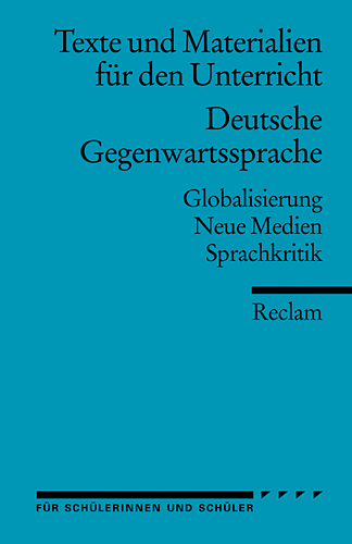 Cover: 9783150150634 | Deutsche Gegenwartssprache | Iris Forster (u. a.) | Taschenbuch | 2010