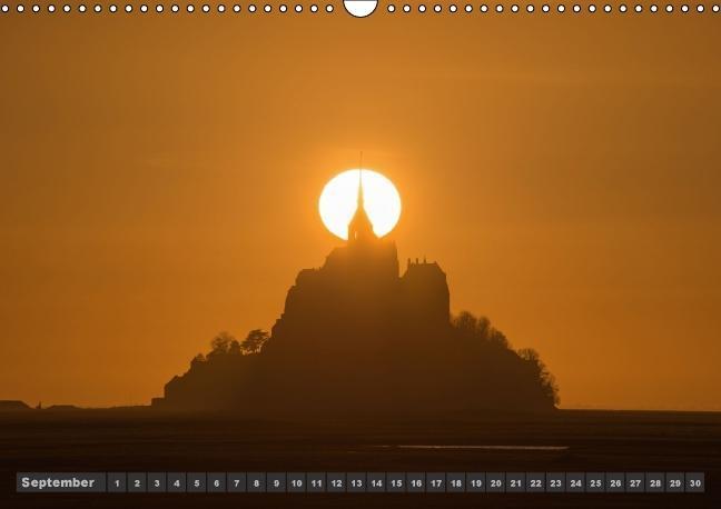 Bild: 9783660581980 | Ein Tag am Mont Saint Michel (Wandkalender immerwährend DIN A3 quer)