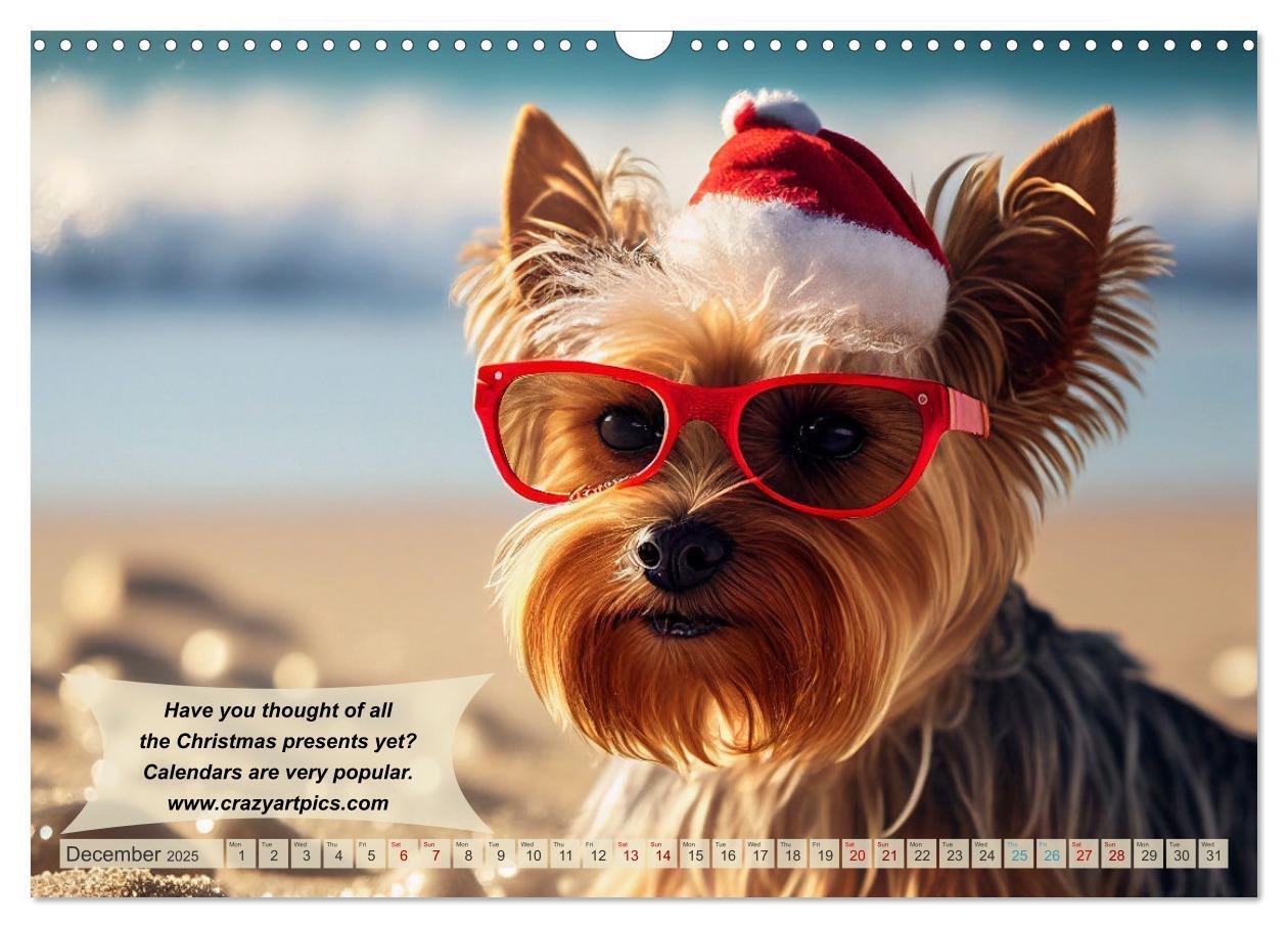 Bild: 9781325986026 | Great fun for Yorkshire Terrier lovers (Wall Calendar 2025 DIN A3...