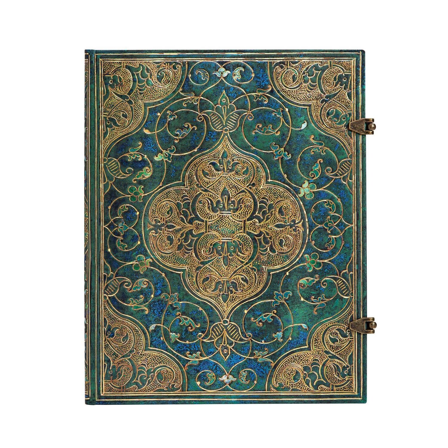 Cover: 9781439732137 | Paperblanks Turquoise Chronicles Hardcover Ultra Lined Clasp...