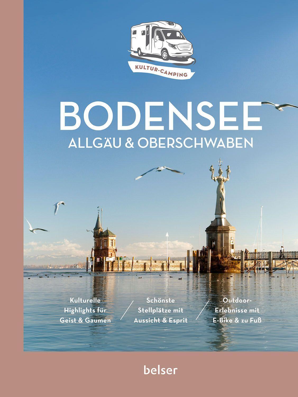 Cover: 9783989050082 | Kultur-Camping mit dem Wohnmobil. Bodensee, Allgäu & Oberschwaben