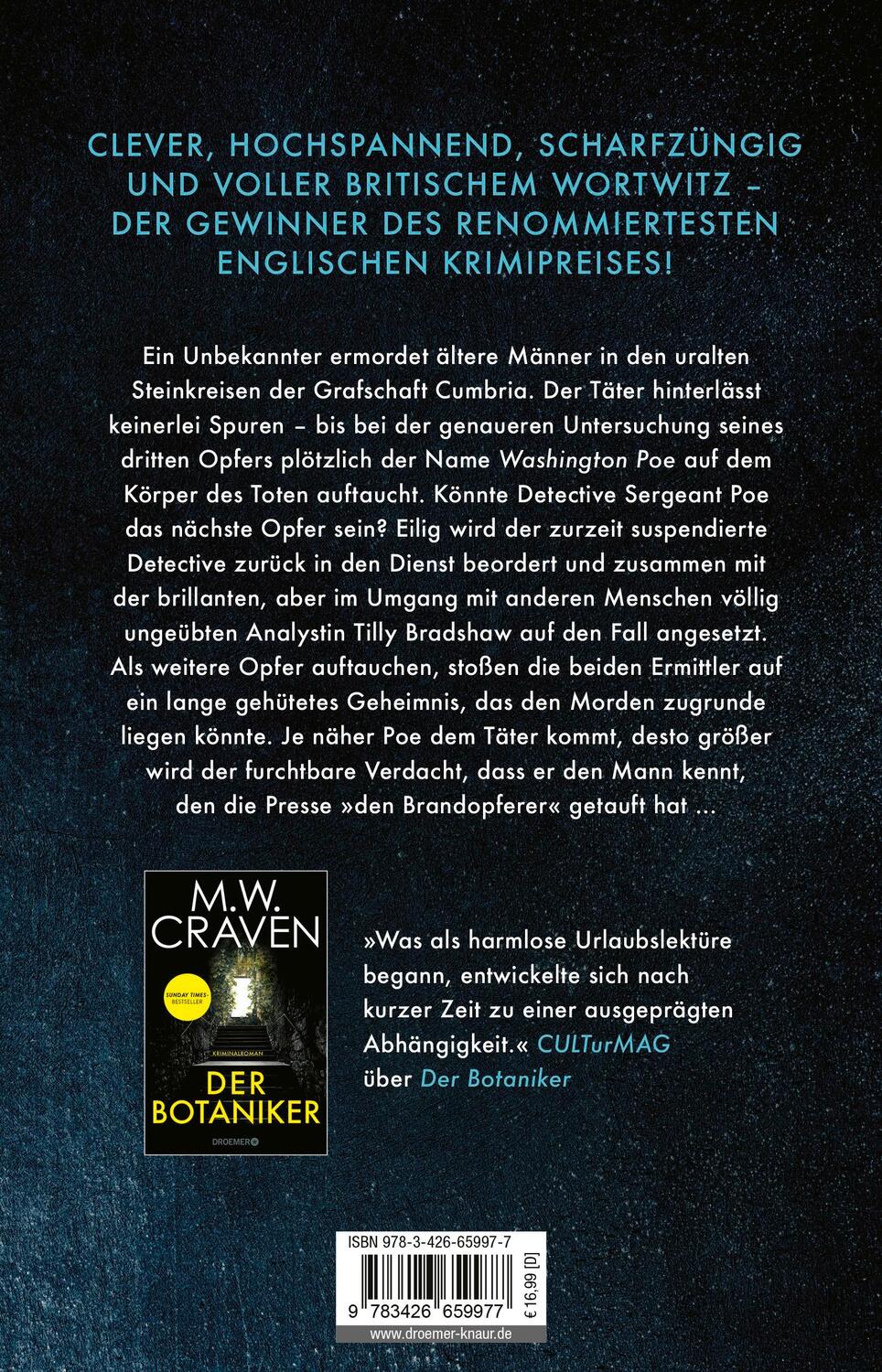 Rückseite: 9783426659977 | Der Zögling | M. W. Craven | Taschenbuch | 400 S. | Deutsch | 2024