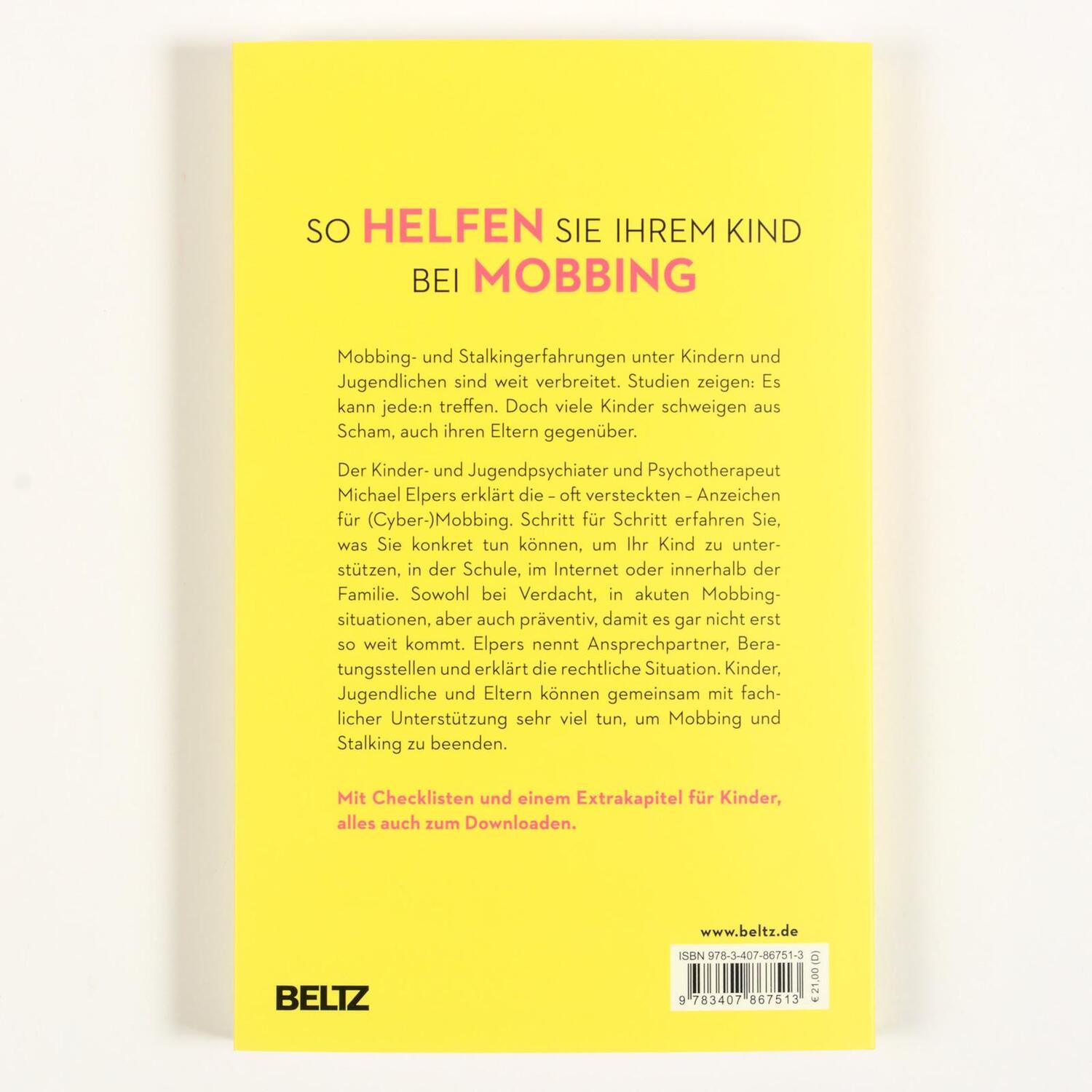 Rückseite: 9783407867513 | Wenn Kinder unter Kindern leiden | Michael Elpers | Taschenbuch | 2023