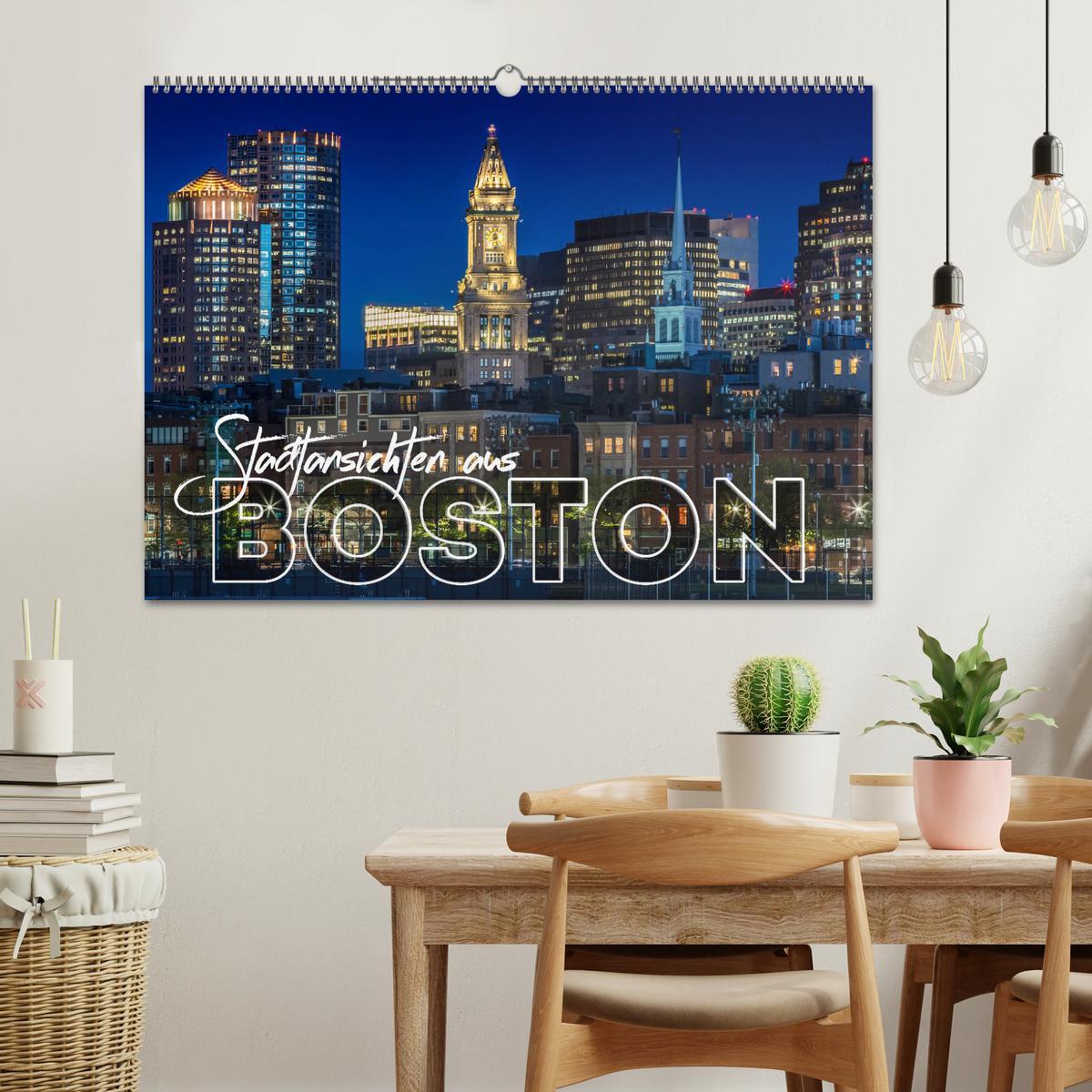 Bild: 9783435370559 | Stadtansichten aus Boston (Wandkalender 2025 DIN A2 quer), CALVENDO...