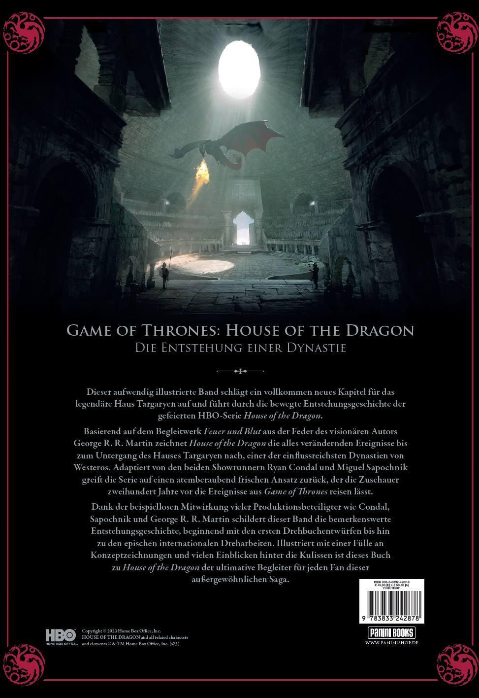 Rückseite: 9783833242878 | Game of Thrones: House of the Dragon - Die Entstehung einer Dynastie