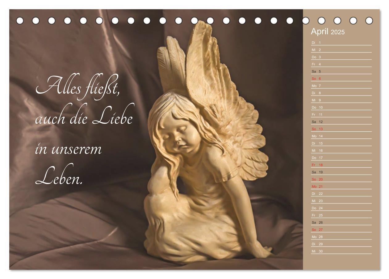 Bild: 9783435502189 | Engel - Die Worte der Liebe (Tischkalender 2025 DIN A5 quer),...