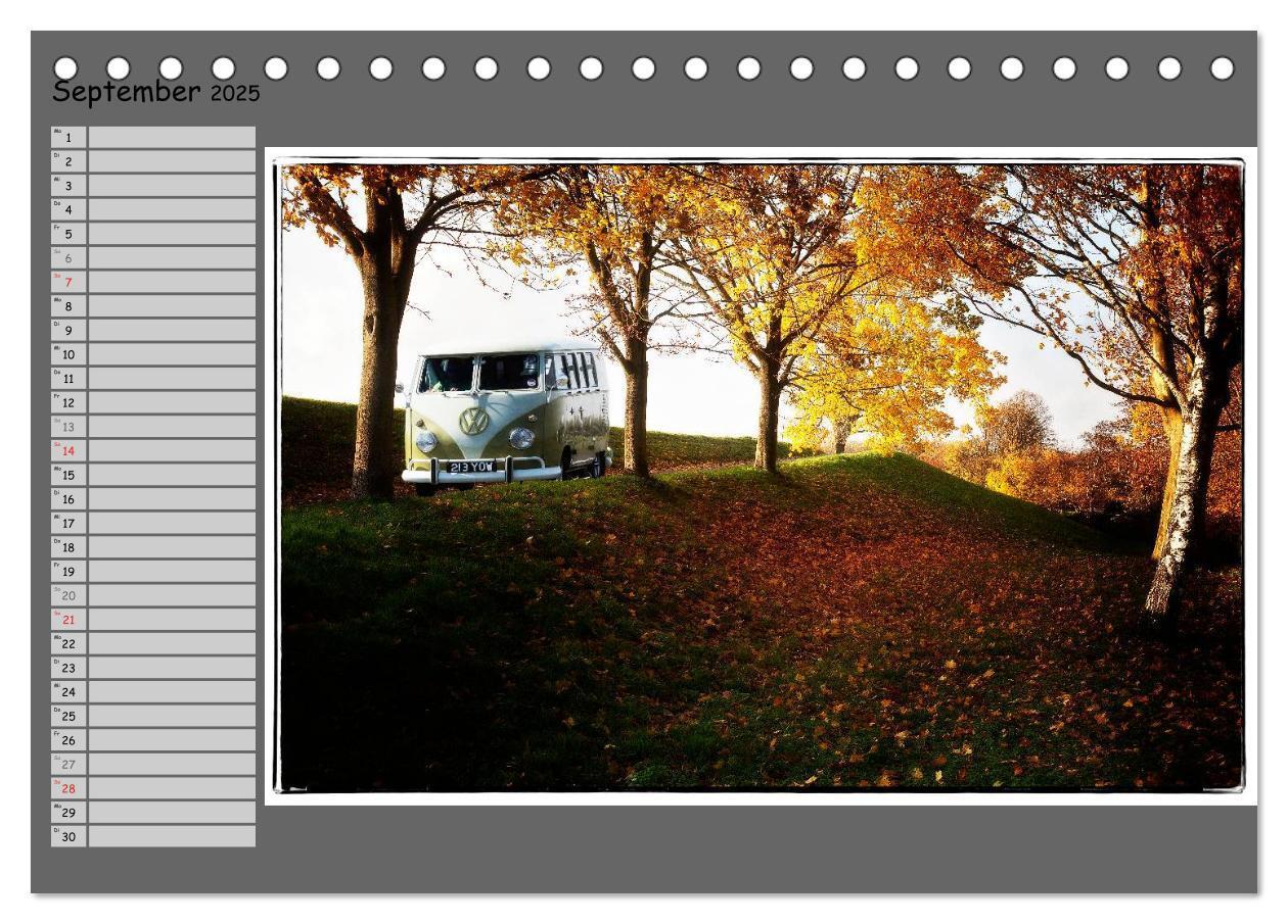 Bild: 9783435551637 | Oldtimer auf Tour (Tischkalender 2025 DIN A5 quer), CALVENDO...