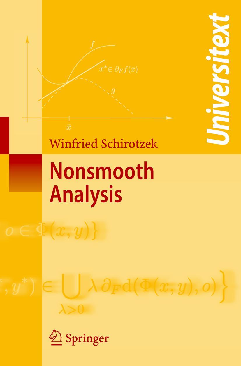 Cover: 9783540713326 | Nonsmooth Analysis | Winfried Schirotzek | Taschenbuch | xii | 2007