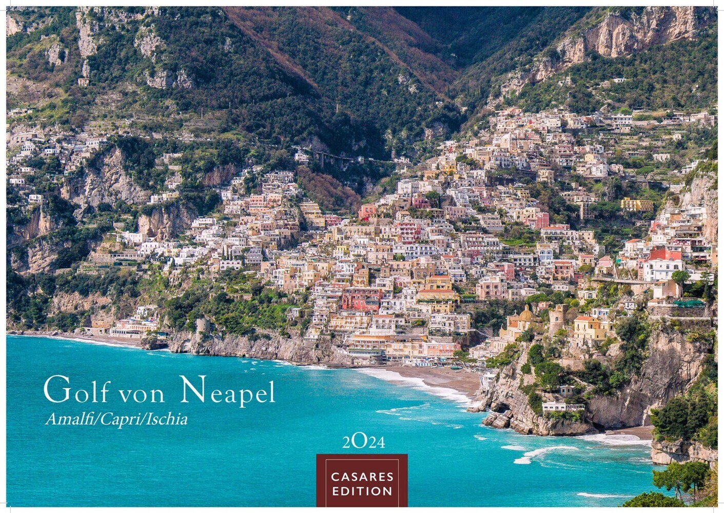 Cover: 9789918621736 | Golf von Neapel 2024 L 35x50cm | Amalfi, Capri, Ischia | Kalender