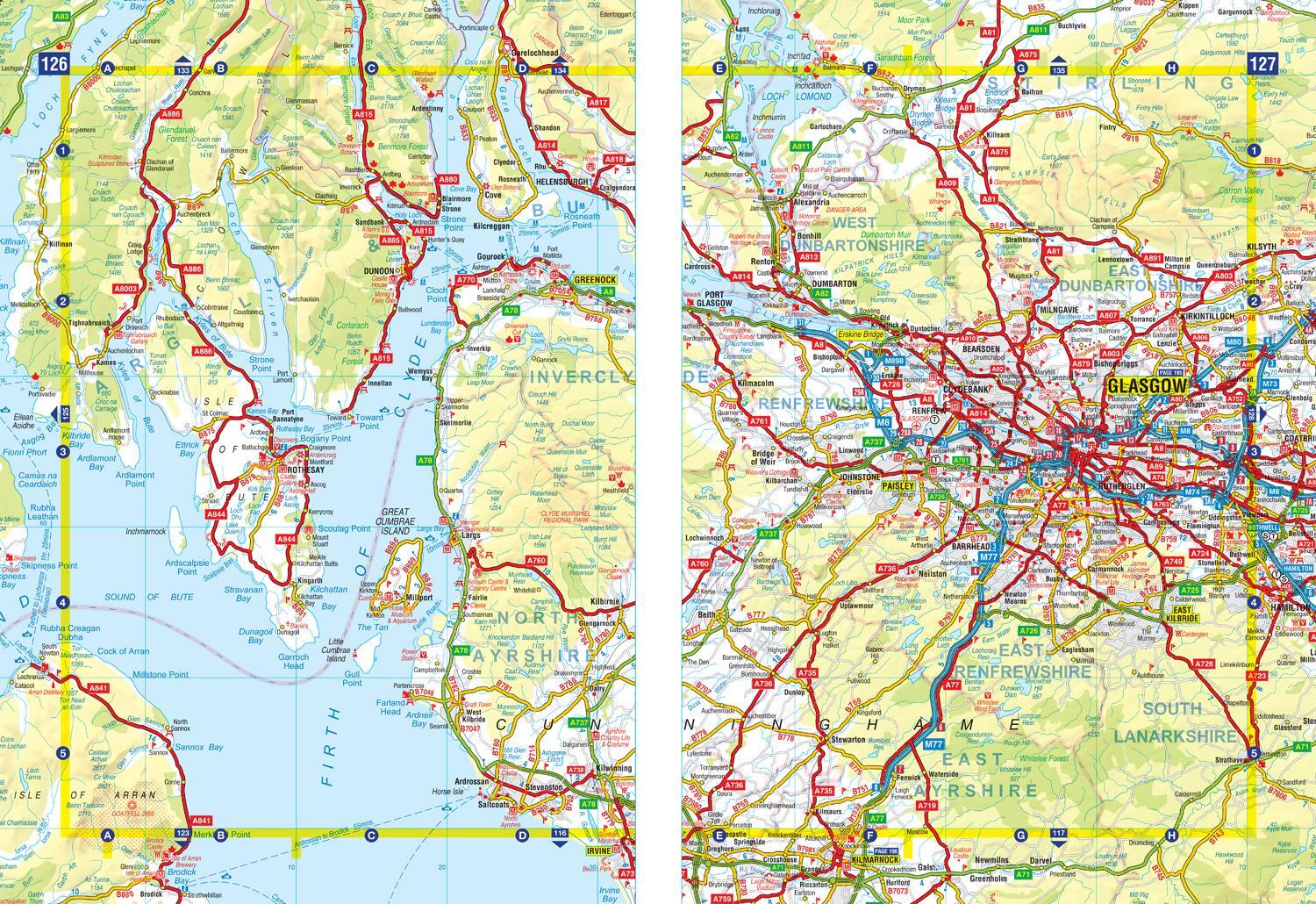 Bild: 9780008597658 | Great Britain A-Z Super Scale Road Atlas 2024 (A3 Spiral) | maps