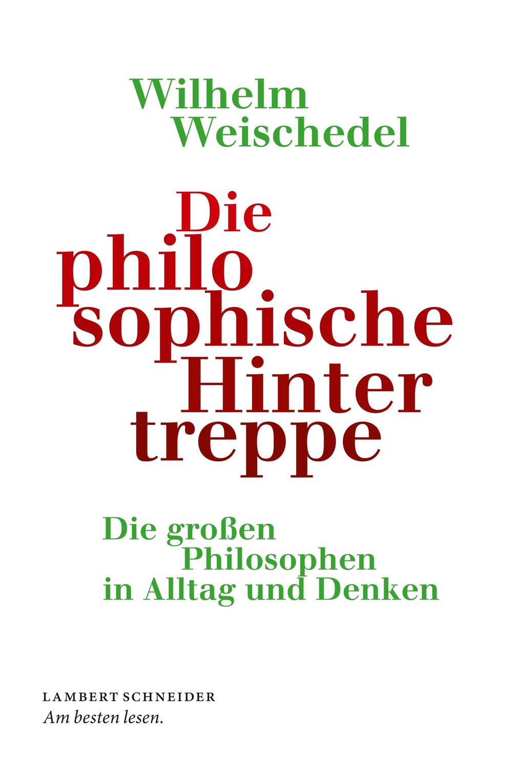 Cover: 9783650402080 | Die philosophische Hintertreppe | Wilhelm Weischedel | Buch | 364 S.
