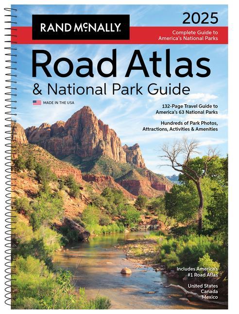Cover: 9780528027536 | Rand McNally 2025 Road Atlas &amp; National Park Guide | Rand Mcnally