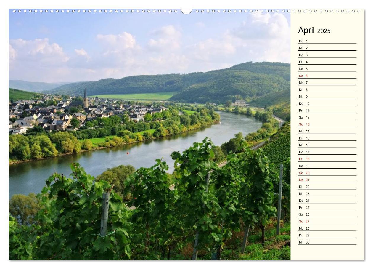 Bild: 9783435520169 | Entlang der Mosel (hochwertiger Premium Wandkalender 2025 DIN A2...