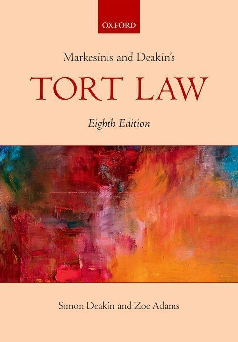 Cover: 9780198747963 | Markesinis & Deakin's Tort Law | Simon, FBA Deakin (u. a.) | Buch