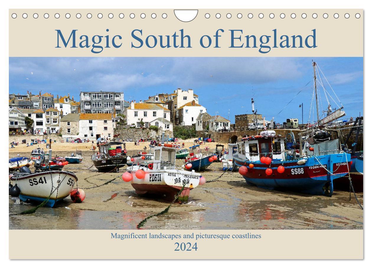 Cover: 9781325852574 | Magic South of England (Wall Calendar 2024 DIN A4 landscape),...