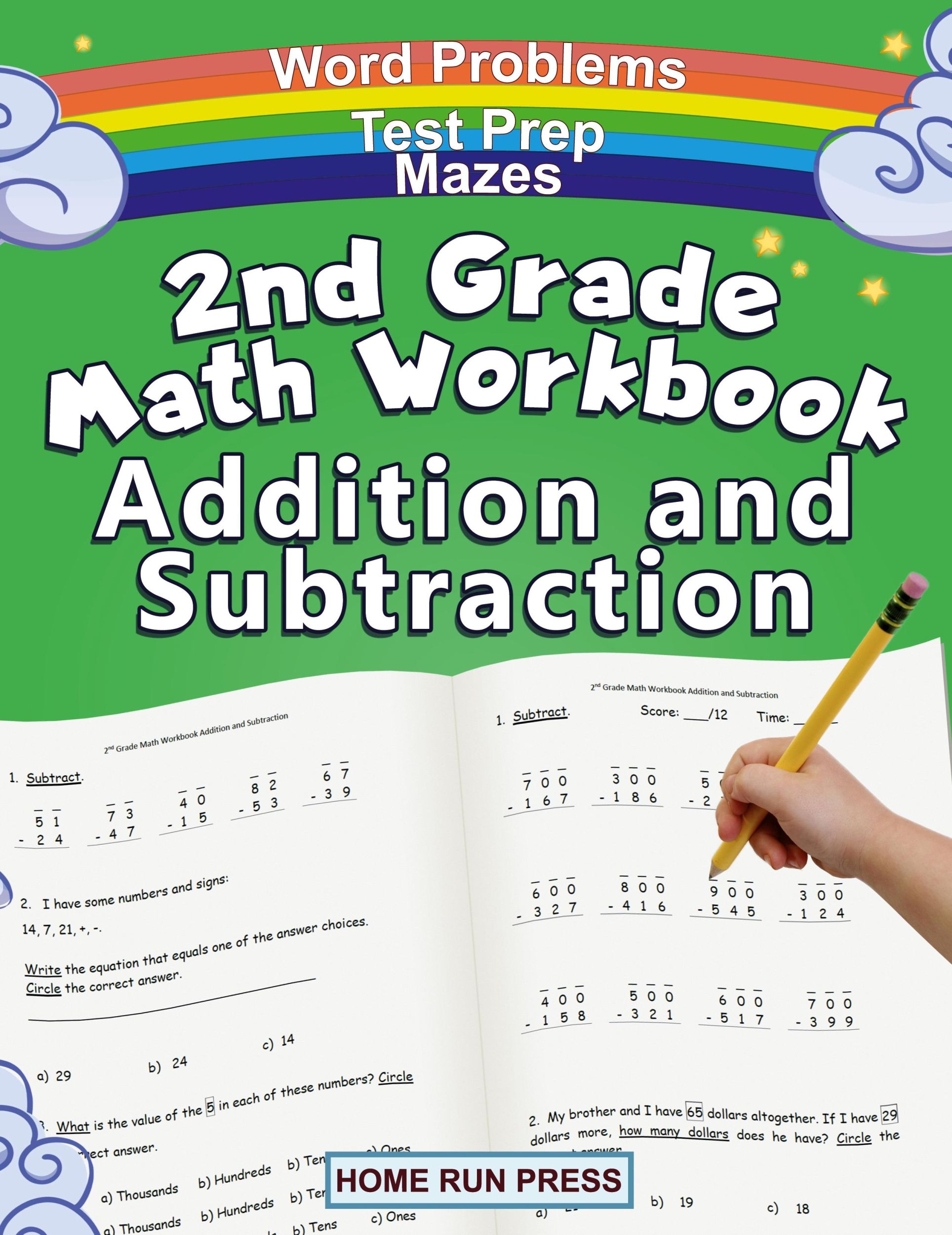 Cover: 9781952368059 | 2nd Grade Math Workbook Addition and Subtraction | Press (u. a.)