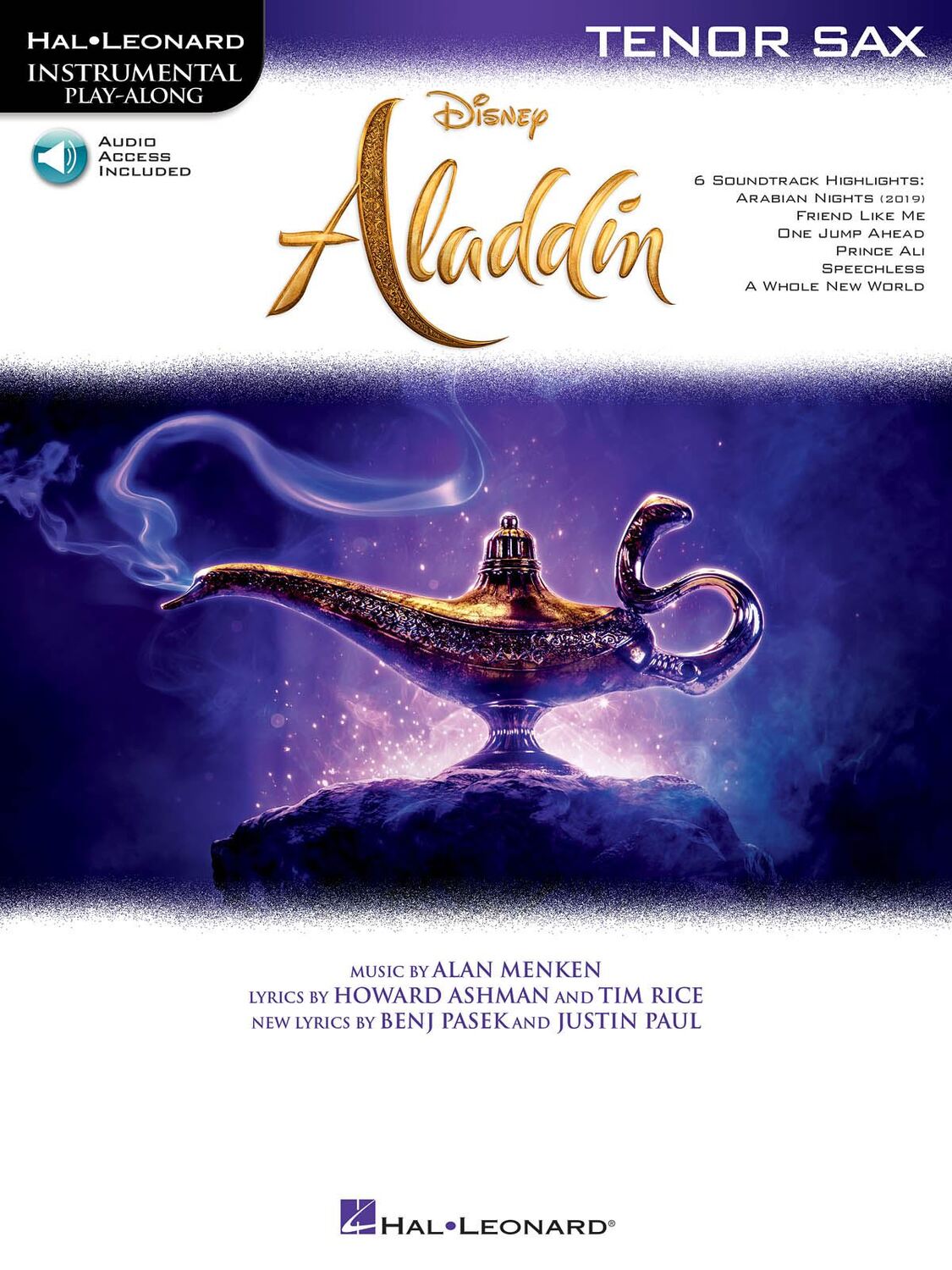 Cover: 888680961381 | Aladdin | Instrumental Play-Along | Alan Menken | Buch + Online-Audio