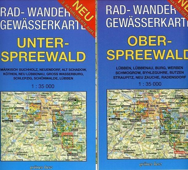 Bild: 9783866361126 | Spreewald 1 : 35 000 Rad-, Wander- und Gewässerkarten-Set | Gebhardt