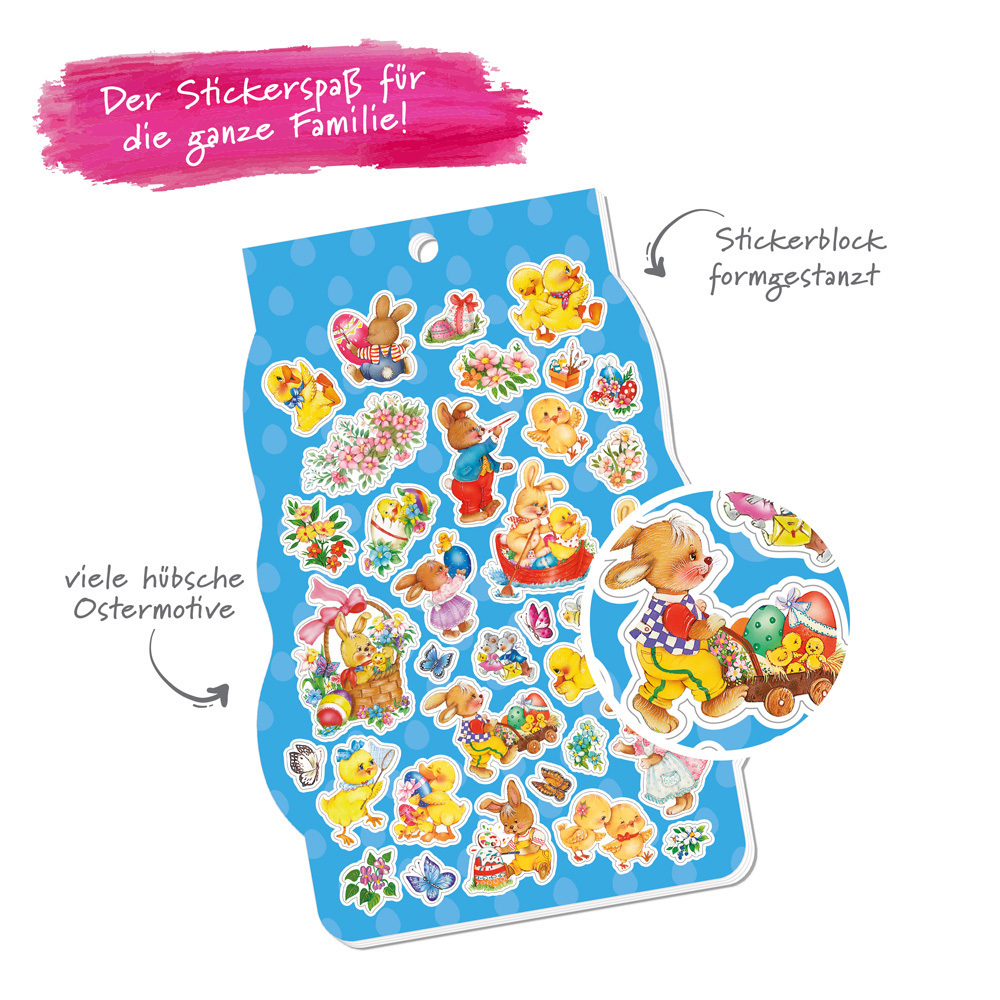 Bild: 4260619118251 | Trötsch Stickerblock Ostern | Trötsch Verlag GmbH & Co.KG | Stück