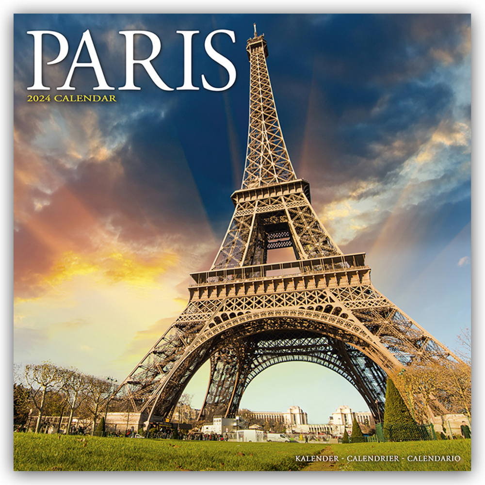 Cover: 9781804601853 | Paris 2024 - 16-Monatskalender | Avonside Publishing Ltd | Kalender