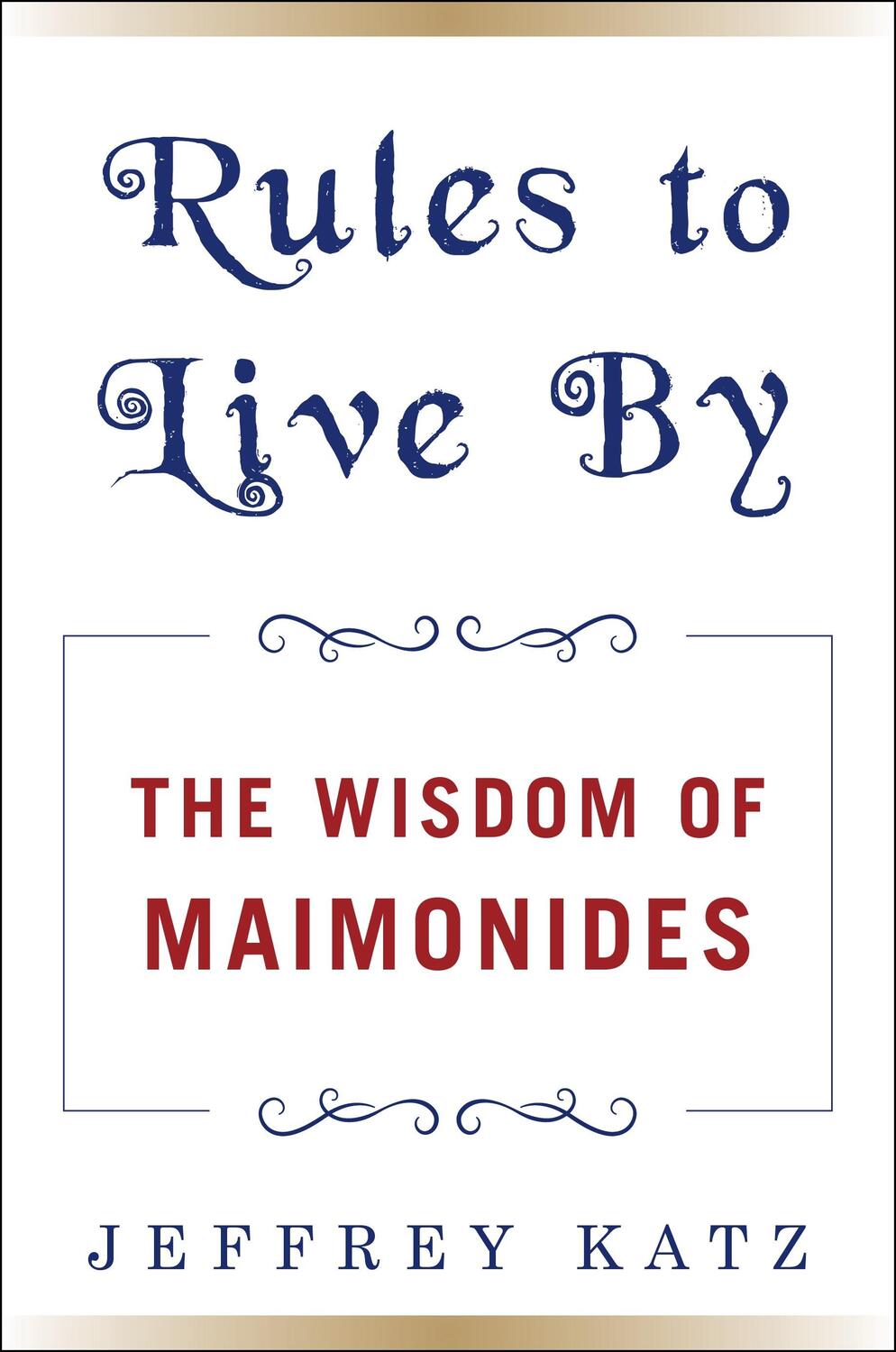 Cover: 9781630062453 | RULES TO LIVE BY | The Wisdom of Maimonides | Jeffrey Katz | Buch