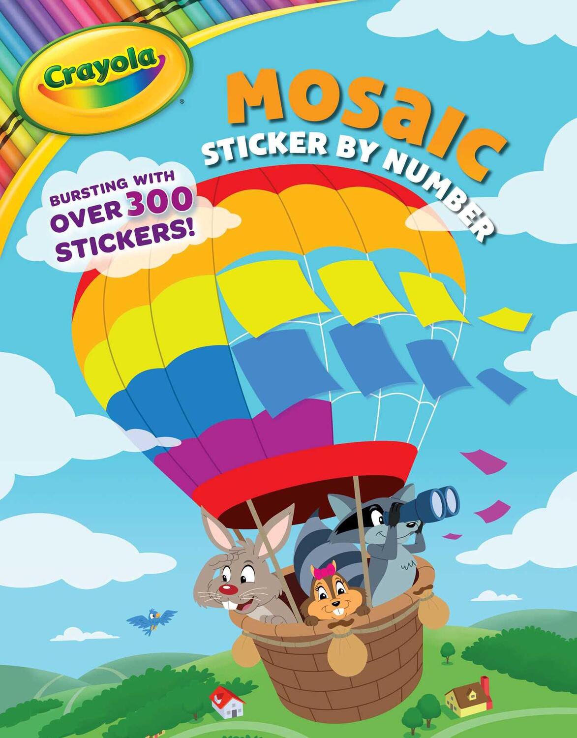 Cover: 9781499809350 | Crayola: Mosaic Sticker by Number (a Crayola Sticker Activity Book...
